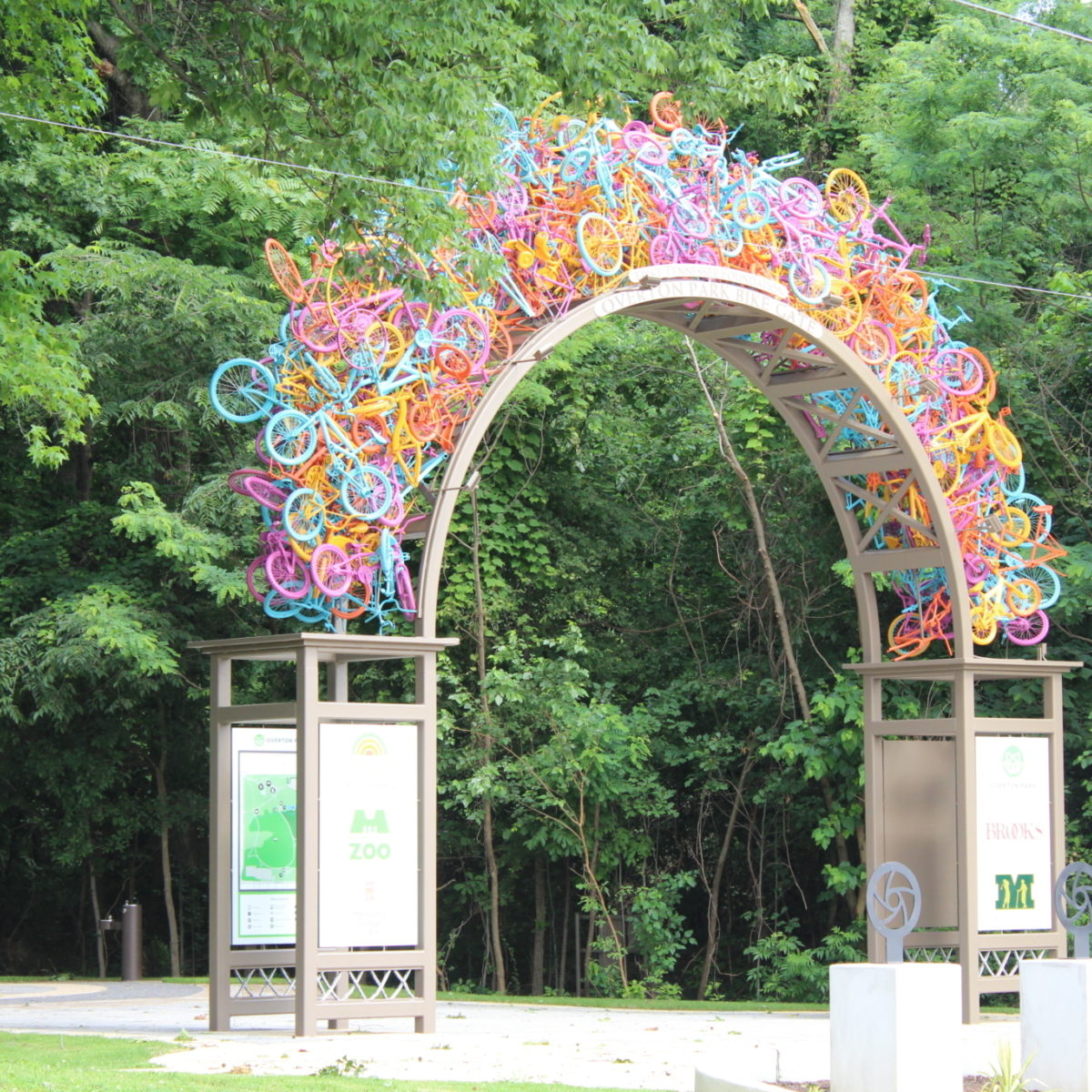 Overton Park Bike Gate Sculpture