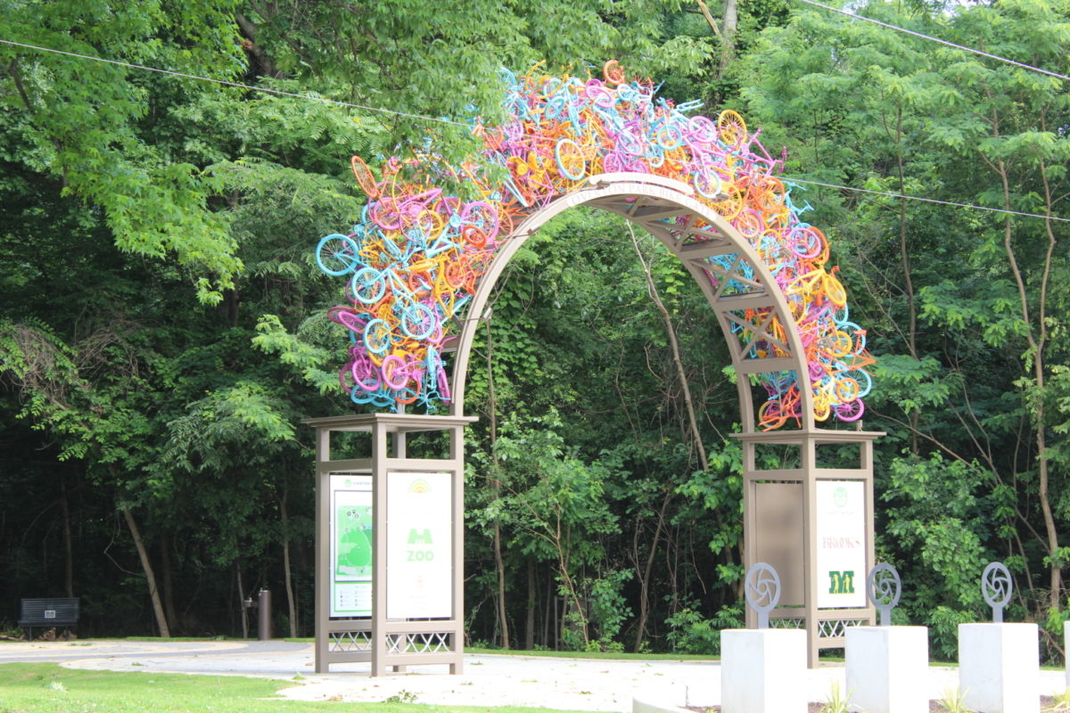 Overton Park Bike Gate Sculpture