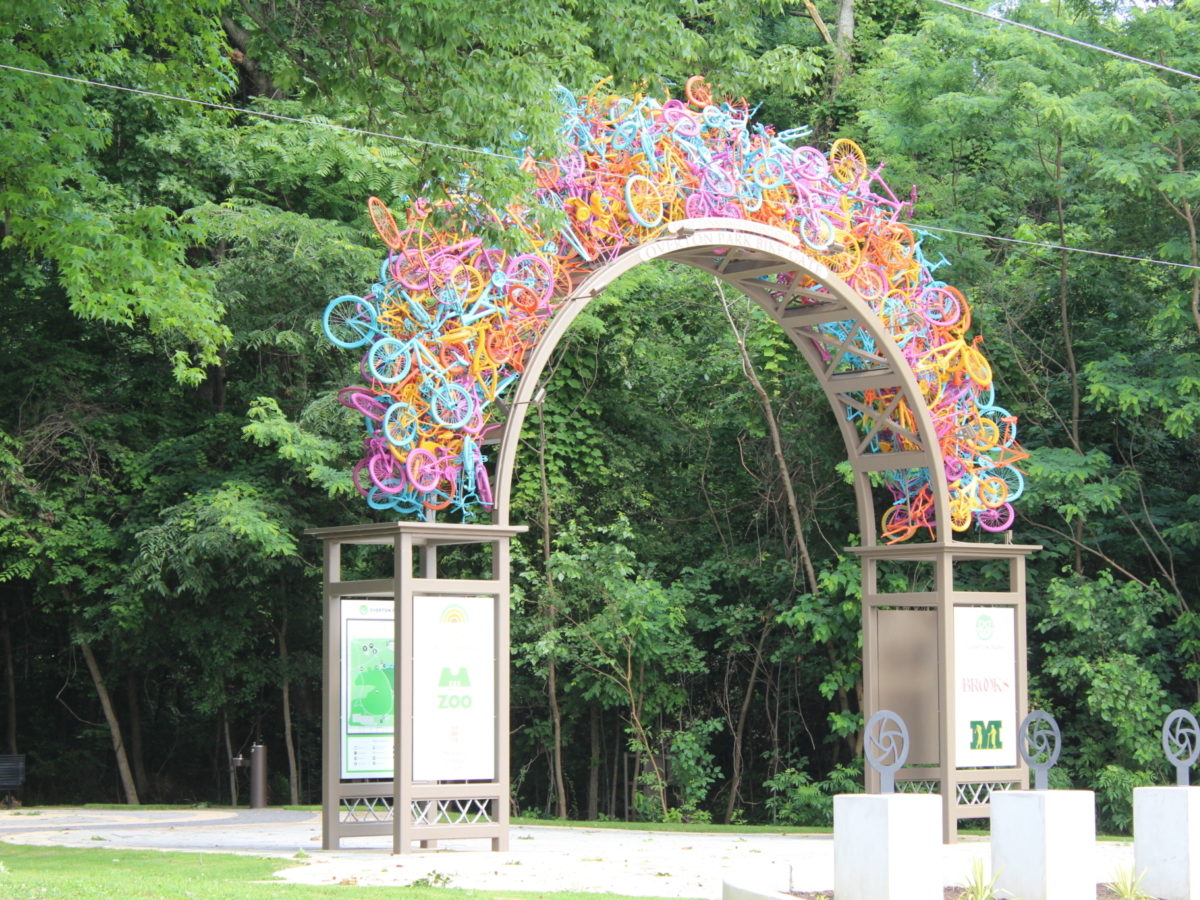 Overton Park Bike Gate Sculpture